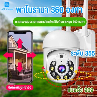สินค้า APP yilot กล้องวงจรปิดกันน้ำ  Mini PTZ กล้องวงจรปิด Wifi ไร้สาย ไซส์มินิ 2ล้านพิกเซล มีภาษาไทย กล้องวงจรปิดไวฟาย APP