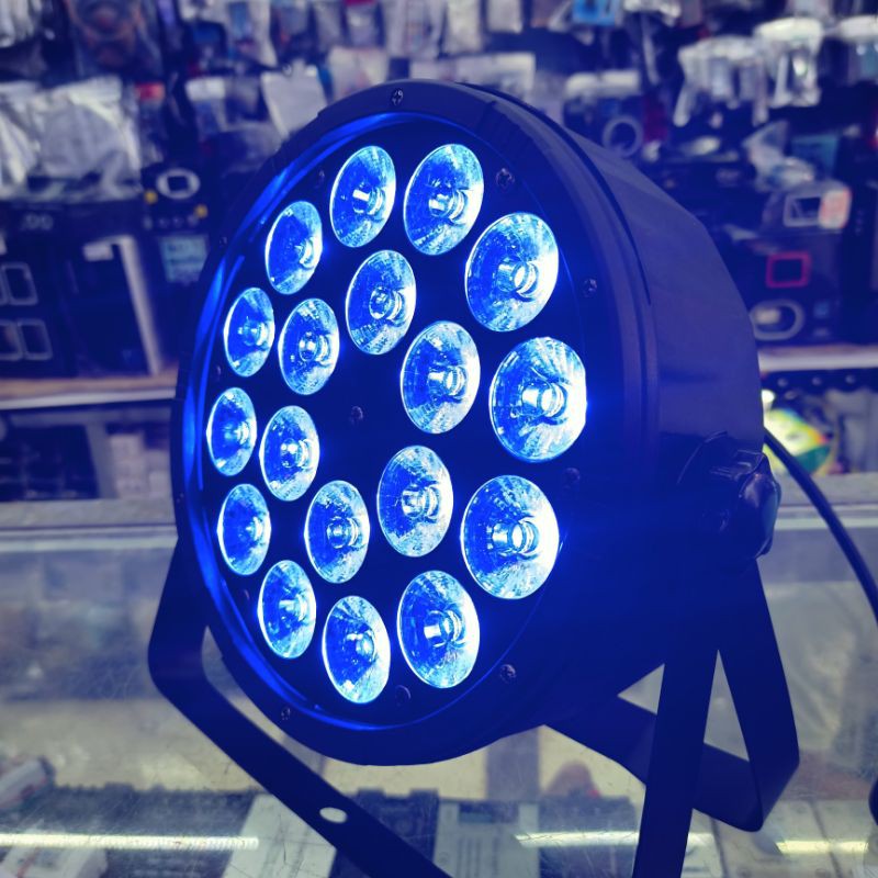 ชุดไฟพาร์-led-18l-ed-4in1-rgbw-10w-4-ตัวพร้อมบอร์ด-dmx-512-ไฟดิสโก้เธค-ไฟปาร์ตี้-ไฟพาร์-disco-par-light