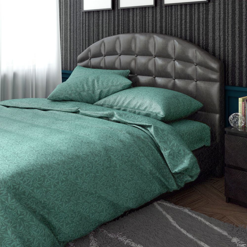 ชุดผ้าปูที่นอน-6-ฟุต-6-ชิ้น-home-living-style-pine-สีเขียว-หลับสบายทุกค่ำคืนด้วย-ชุดผ้าปูที่นอนรัดมุม-จากแบรนด์-home-liv
