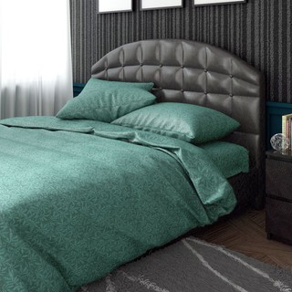 ชุดผ้าปูที่นอน 6 ฟุต 6 ชิ้น HOME LIVING STYLE PINE สีเขียว หลับสบายทุกค่ำคืนด้วย ชุดผ้าปูที่นอนรัดมุม จากแบรนด์ HOME LIV