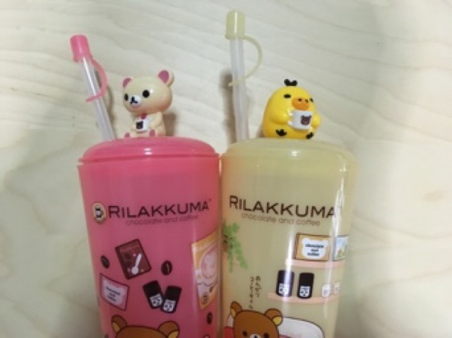 แก้วน้ำลาย-rllukkuma-มี2สี-ชมพู-เหลือง-มือ1-สภาพนางฟ้า