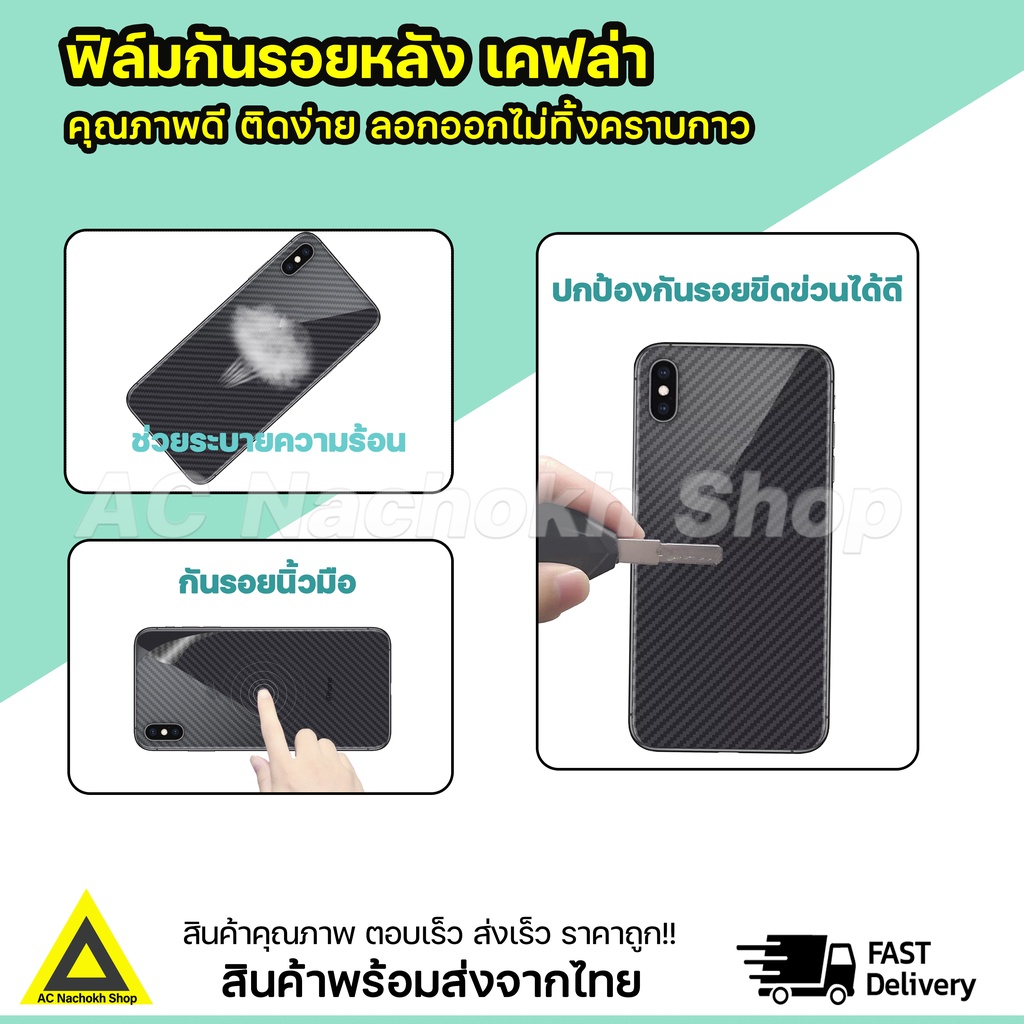 ฟิล์มกันรอย-ฟิล์มหลัง-ลายเคฟล่าใส-xiaomi-pocom5-m4pro-pocof5-f5pro-poco-x3-pocof4gt-pocox5-x5pro-ฟิล์มหลังxiaomi
