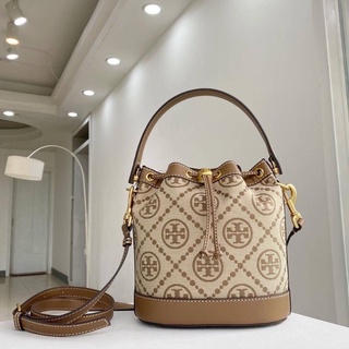 Tory Burch Monogram Jacquard Bucket Bag