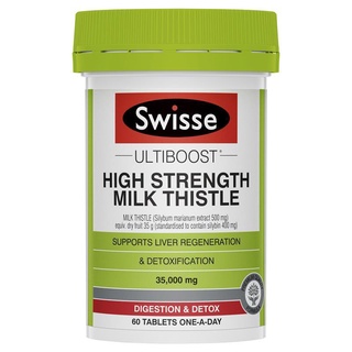 ภาพหน้าปกสินค้าSwisse Ultiboost High Strength Milk Thistle 35000 mg 60 Tablets บำรุงตับ ดีท็อกซ์ตับ ที่เกี่ยวข้อง