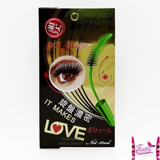 🔥โปรค่าส่ง25บาท🔥 Bq Cover Mascara 10 ml ฉลากไทย ของแท้ บีคิว คอฟเวอร์  มาสคาร่าเขียว