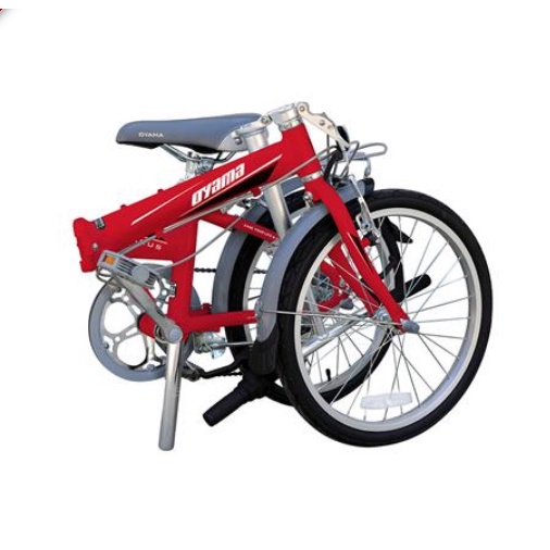จักรยานพับ-oyama-pegasus-สีแดง