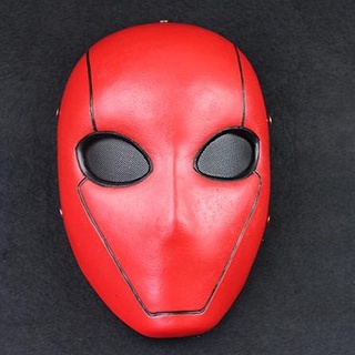 Mask หน้ากาก จากหนัง Batman Under the Red Hood วัสดุ ไฟเบอร์กลาส ป้องกัน สยองขวัญ สุดโหด ฮอกกี้ หมวก รักบี้ Marvel DC