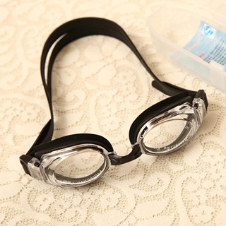 แว่นตาว่ายน้ำ สำหรับเด็ก เลนส์ใส (ดำ) รหัส SWK2-01