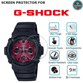 Casio G-Shock AWR-M100SAR-1A Series 9H ฟิล์มกระจกนิรภัยกันรอยหน้าจอ AWRM100 แข็ง กันรอยขีดข่วน