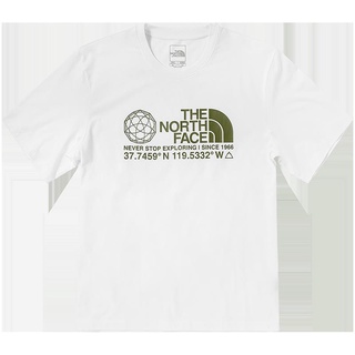 เสื้อยืดพิมพ์ลายแฟชั่น TheNorthFace North เสื้อยืดแขนสั้นสไตล์คู่รัก Outdoor Breathable New_