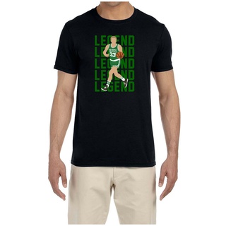 เสื้อยืดคอกลม พิมพ์ลาย Boston Celtics Larry Bird Legend สําหรับผู้ชาย