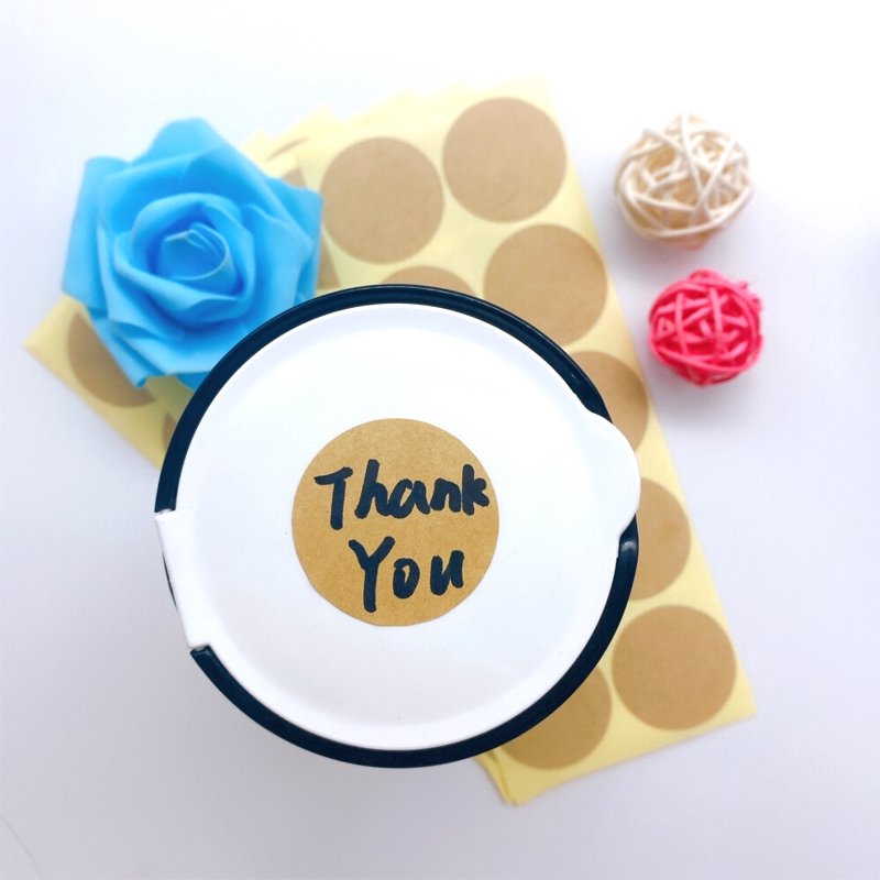 ใหม่-สติกเกอร์ฉลากซีลเปล่า-ทรงกลม-สไตล์วินเทจ-แฮนด์เมด-35-มม-diy-100-ชิ้น-ต่อแพ็ก