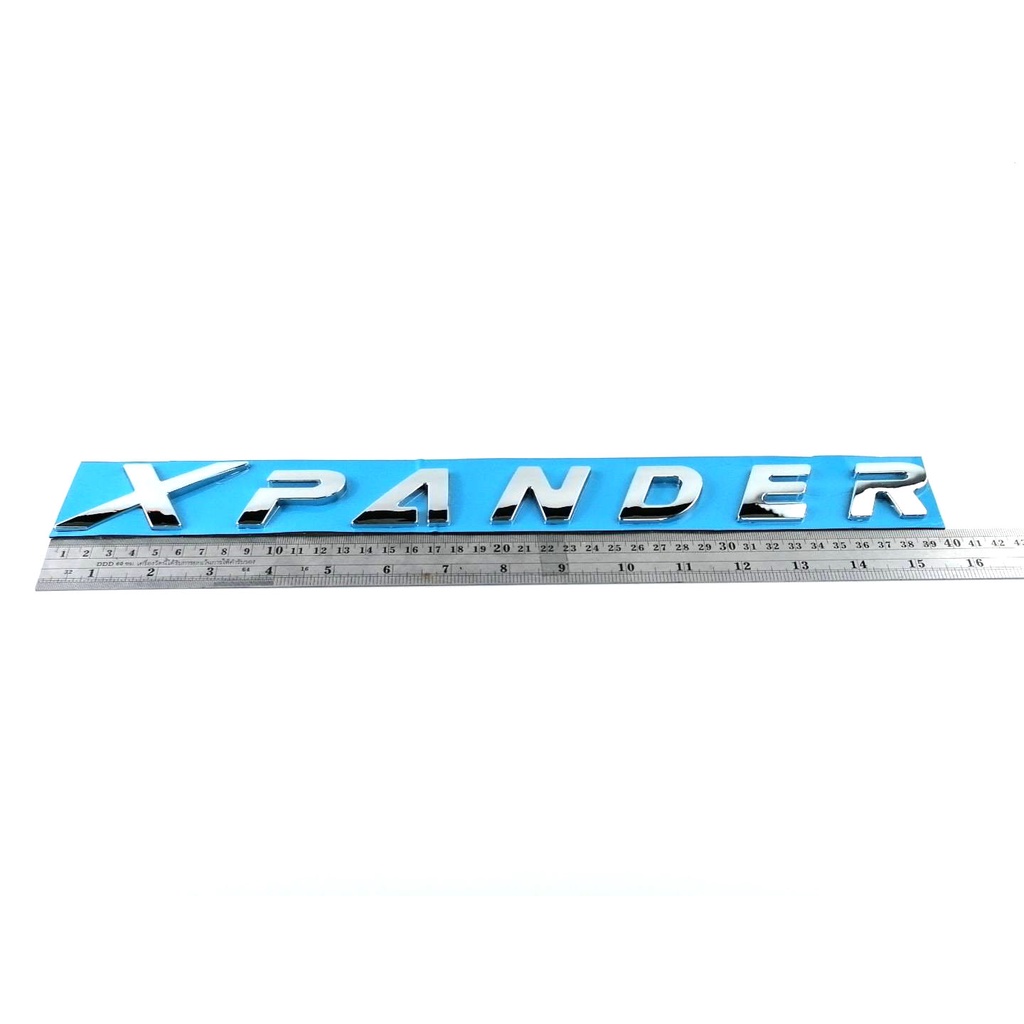 logo-x-pander-โลโก้-x-pander-ของแท้-ติด-mitsubishi-x-pander-ชุปโครเมี่ยม-1ชิ้น-มีบริการเก็บเงินปลายทาง