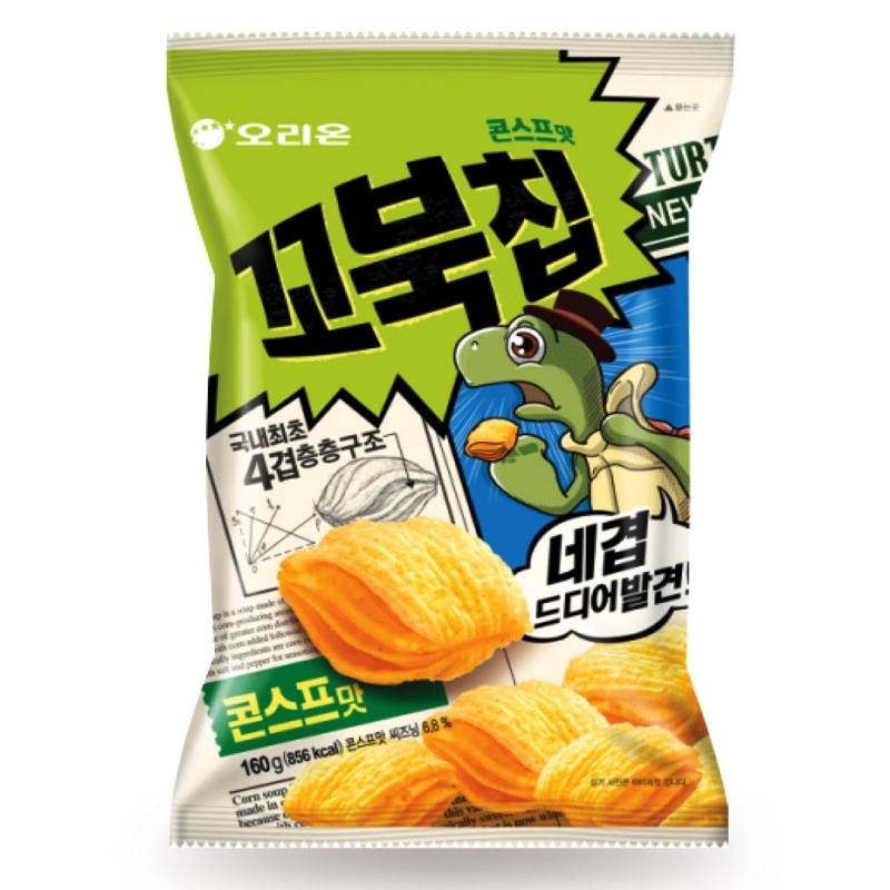 [784409]Turtle Chip Corn Soup flavor 60g | Shopee Thailand