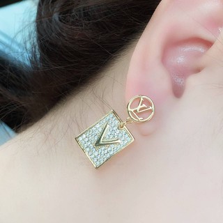 ((งาน 1:1 เหมือนแท้ที่สุดในท้องตลาด)) Louis Vuitton Earring ต่างหู Louis Vuitton คอลล่าสุดค่ะงานอย่างใส่ออกมาน่ารักมากๆค