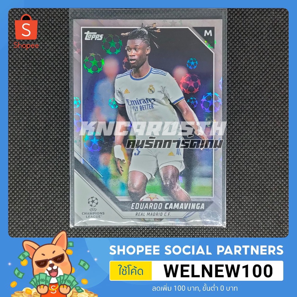 2020-21 Topps Chrome UEFA Champions League #44 Eduardo Camavinga Rookie