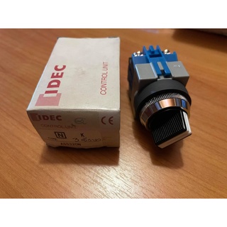 สวิตช์ซีเลคเตอร์ IDEC Selector Switches 25mm 3 จังหวะ 2NO รุ่น ASS320N "IDEC"