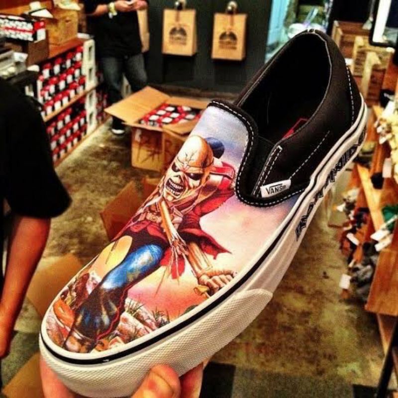 รองเท้า-vans-slip-on-รุ่นใหม่-มีสัญญาพร้อมกล่อง