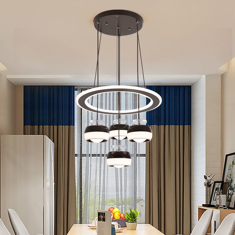 โคมไฟระย้าโมเดิร์น-โคมไฟเพดาน-3-สี-สำหรับโต๊ะอาหาร-โคมไฟแต่งบ้าน-โคมไฟระย้า