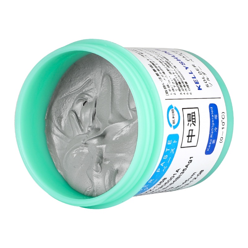 kellyshun-500g-lead-free-environmentally-friendly-solder-paste-medium-temperature-solder-paste-smt