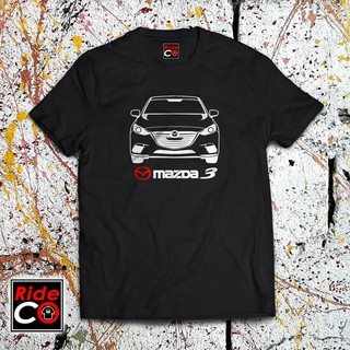 เสื้อตราหานคู่ - RIDECO เสื้อยืดติดรถยนต์ มาสด้า 3 2015