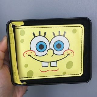 กระเป๋าสตางค์ SpongeBob SquarePants  สีเหลืองน่ารัก