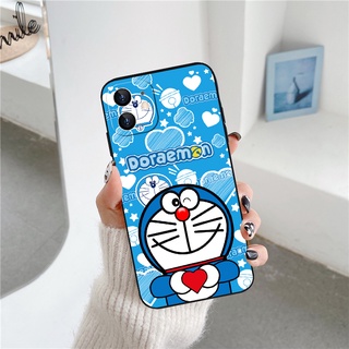 เคสนิ่ม เนื้อแมตต์ ลายการ์ตูนโดราเอมอนน่ารัก สําหรับ OPPO A53 A54 A55 A15 A16S A12 A12E A3S A5S A5 A73 A91 A92 A93 A94 A95 A75S