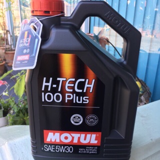 Motul Htech 100 Plus 5W-30 🌈ส่งฟรี Kerry ค่ะ🌈