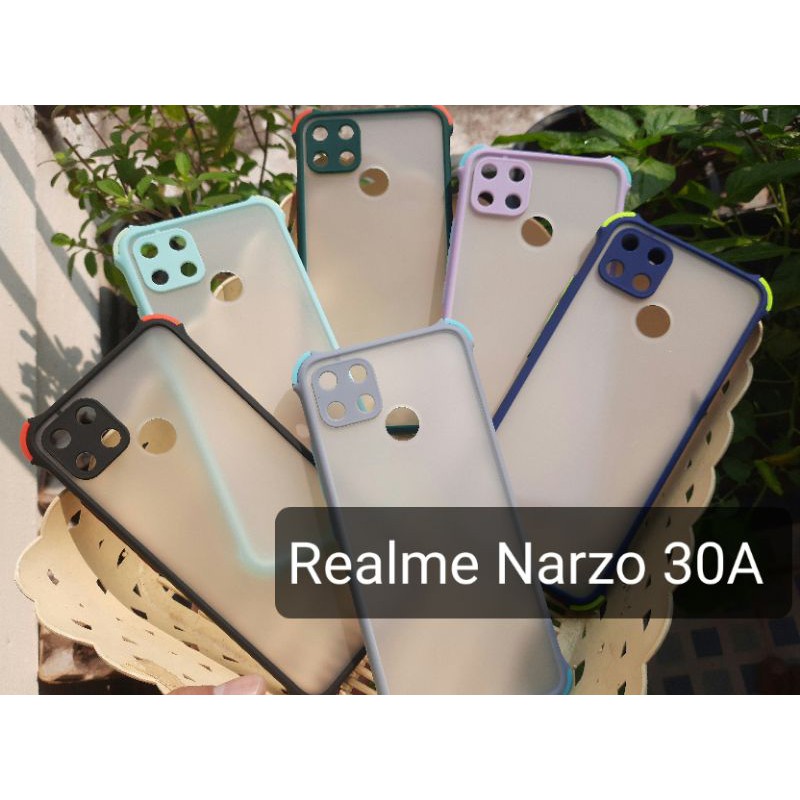 รูปภาพของเคส Realme Narzo 30A แบบขอบซิลิโคนกันกล้อง+กันมุม/แบบกันกล้องอย่างเดียวลองเช็คราคา