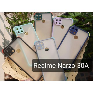 สินค้า เคส Realme Narzo 30A แบบขอบซิลิโคนกันกล้อง+กันมุม/แบบกันกล้องอย่างเดียว