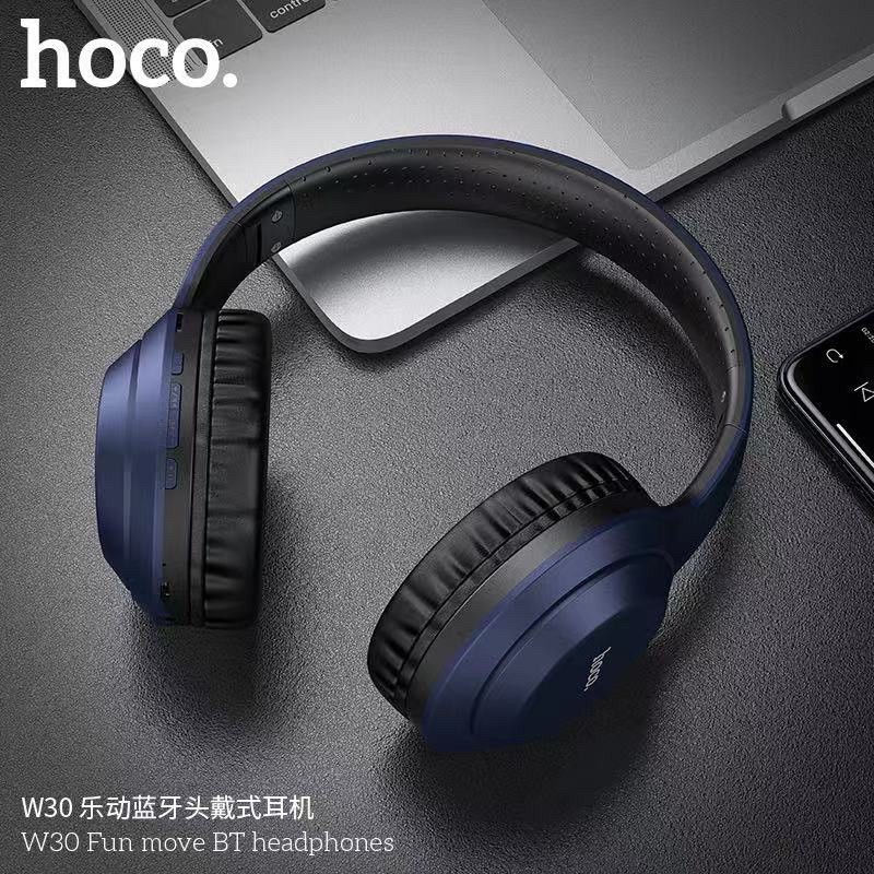 Hoco W30 Wireless Headphone หูฟังบลูทูธ หูฟังไร้สาย แบบครอบหู เบสหนัก ...