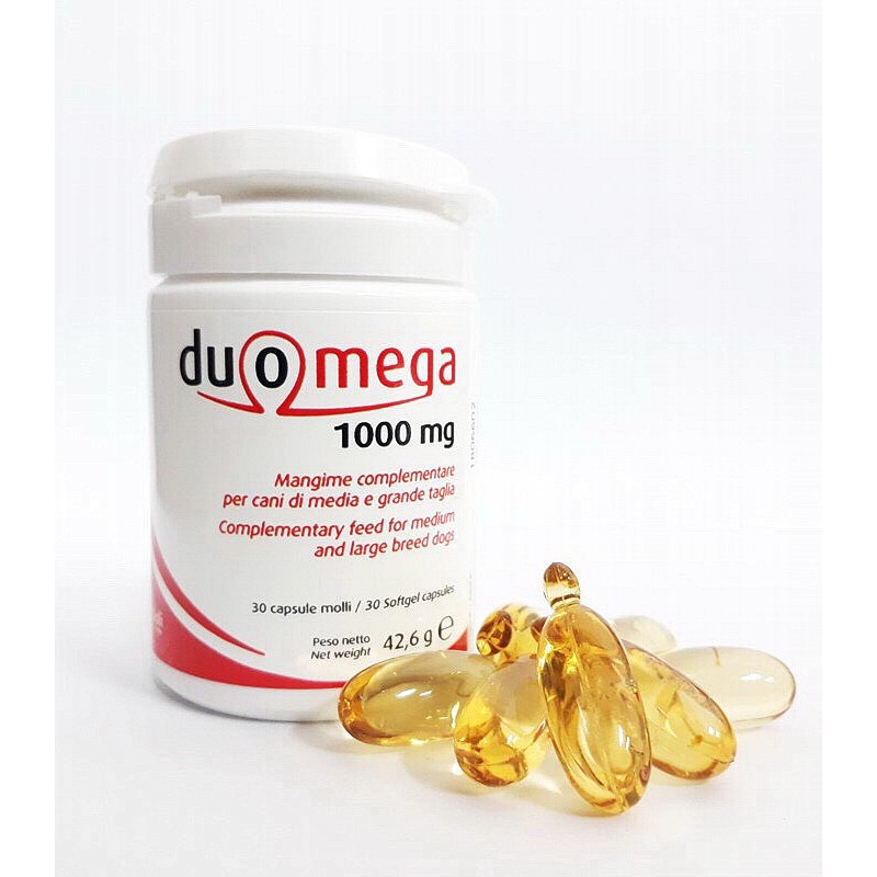 ภาพหน้าปกสินค้าDuomega 1000 mg. ดูโอเมก้า อาหารเสริม สำหรับสุนัข จากร้าน pawsshop888 บน Shopee