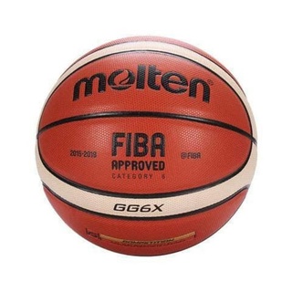 Molten GG6X GG6 FIBA จุกนมหลอก หนัง PVC สําหรับเล่นบาสเก็ตบอล