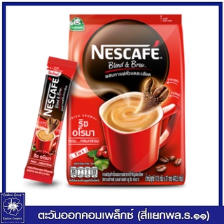 *NESCAFÉ เนสกาแฟ เบลนด์ แอนด์ บรู สูตรริช อโรมา กาแฟปรุงสำเร็จผสมอาราบิก้าคั่วบด แบบถุง 27 ซอง 4397