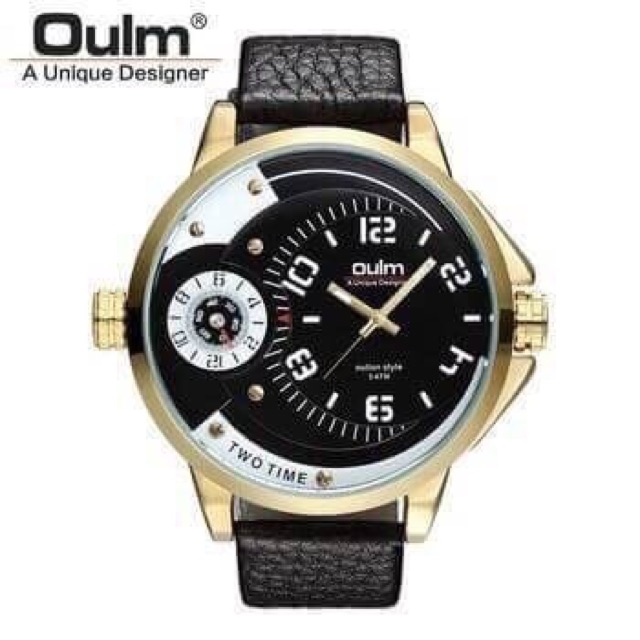 ราคาเรือนละ-790-ค่ะ-oulm-watch-unique-design-สายหนังอูมม์สองเวลา-ดีไซน์โดดเด่น-มีเอกลักษณ์