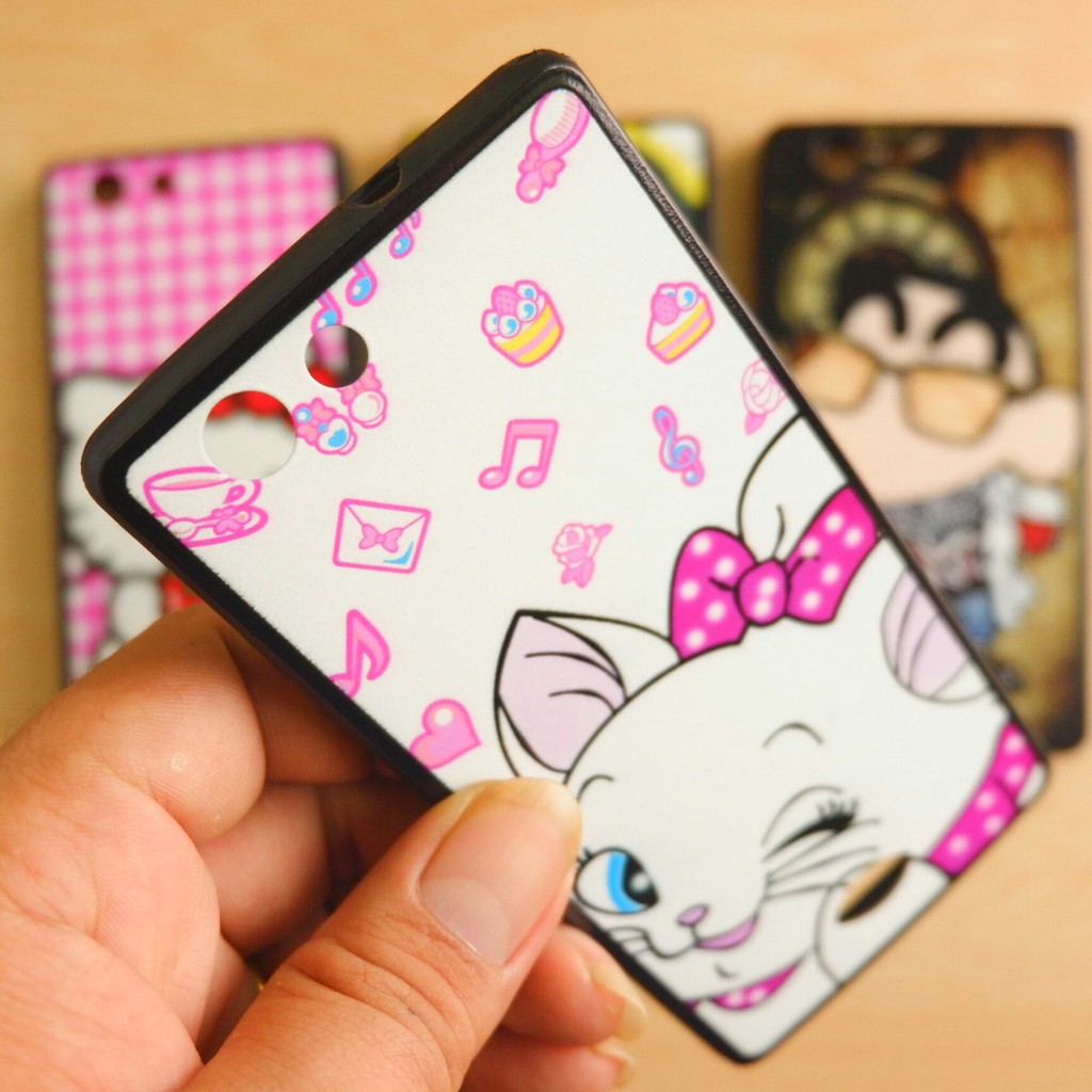oppo-neo5s-joy5-เคสขอบนิ่มเส้นนูน-การ์ตูน