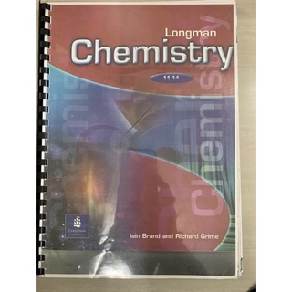 Chemistry 11-14 ม1-ม3 ถ่ายเอกสาร มือ 2 Longman
