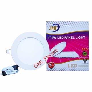 JMF Panel ดาวน์ไลท์ LED JMF 9w. 12w. 18w. กลม/เหลี่ยม แสงขาว/วอร์ม โคมไฟดาวน์ไลท์ LED โคมฝังฝ้า ดาวน์ไลท์ Panel LED