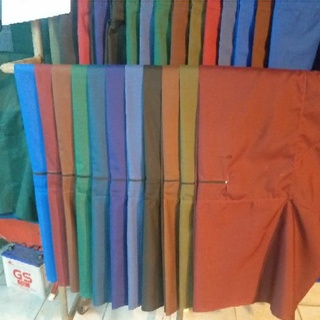 กางเกงจีนโบราณ ตังเก มีกระเป๋าและซิป แฮนด์เมด  สีไม่ตก