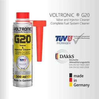 สินค้า ส่งฟรี VOLTRONIC  G20 สารทำความสะอาดหัวฉีด และ วาล์ว เครื่องยนต์เบนซิน