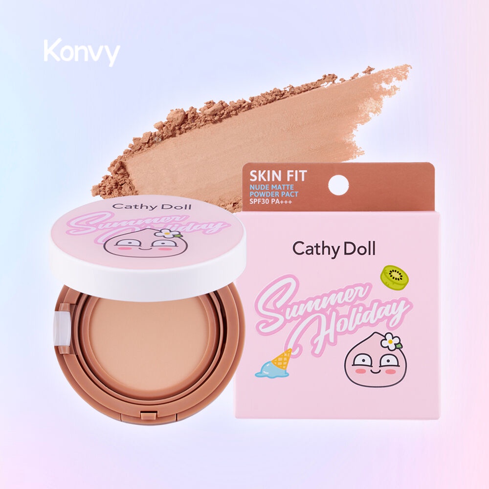 แป้งเคที่ดอลล์-สกินฟิต-นู้ดแมทท์-พาวเดอร์-cathy-doll-skin-fit-nude-matte-powder-pact-spf-30-pa