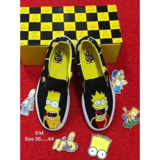 Vans slip on(Simson)/มีบริการเก็บเงินปลายทาง(รองเท้า+กล่อง)