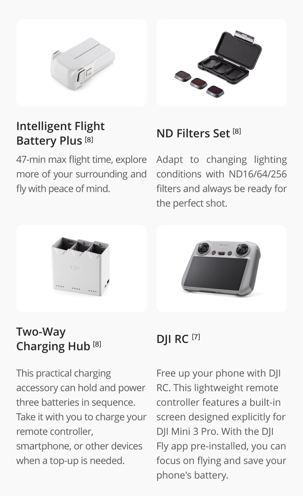 มุมมองเพิ่มเติมของสินค้า DJI MINI 3 Pro โดรนมินิกล้องขั้นสูง พับเก็บได้ น้ำหนักเบา พกพาสะดวก มาพร้อมกับเลนส์ถ่ายภาพในแนวตั้ง