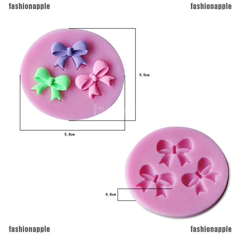 fath-แม่พิมพ์ซิลิโคน-รูปโบว์-สําหรับตกแต่งเค้ก-ฟองดองท์-น้ําตาล
