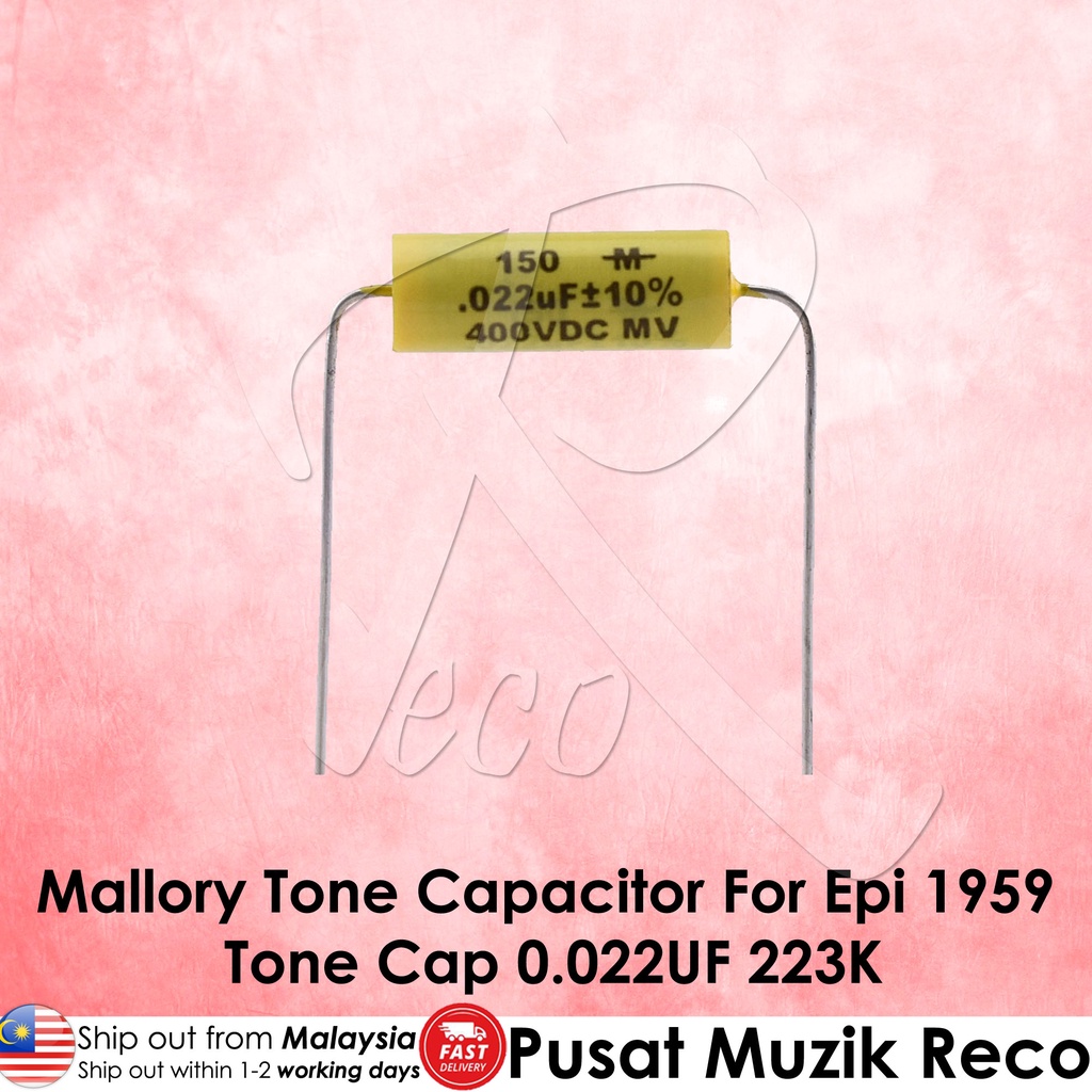 2x Cornell Dubilier .047uF 400V Metallized Polyester Film Capacitor – DPM Series – Vintage Audio Tone