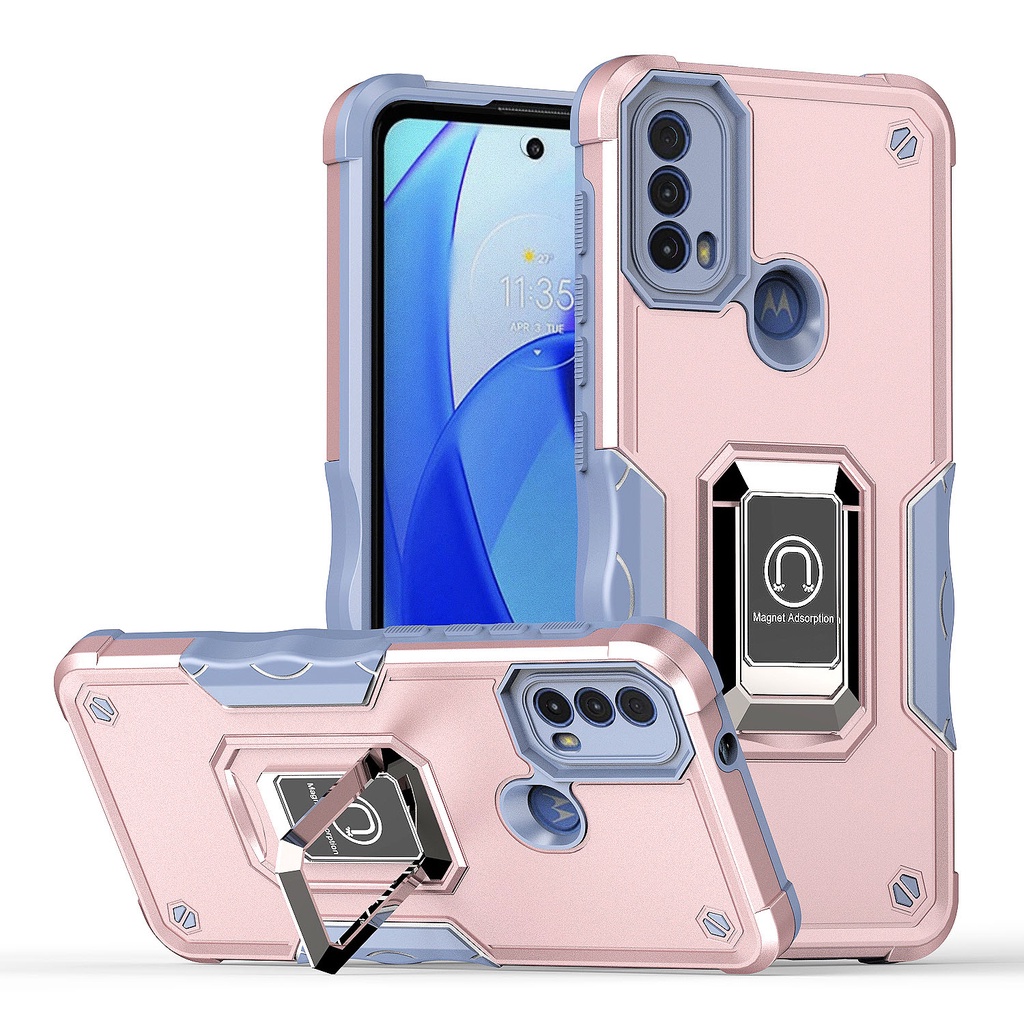 เคสโทรศัพท์มือถือ-ซิลิโคนนิ่ม-กันกระแทก-พร้อมแหวนแม่เหล็ก-สําหรับ-motorola-e20-e30-e40-moto-e7-power-2021