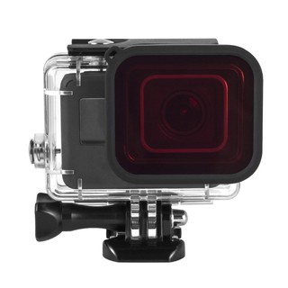ภาพขนาดย่อของภาพหน้าปกสินค้าเลนส์ ฟิวเตอร์ สีแดง สำหรับ กรอบ กล้องกันน้ำ กล้อง GoPro Hero 5 6 2018 - Red Lens Filter for GoPro Hero 5 6 2018 จากร้าน 2handiphoneshop บน Shopee ภาพที่ 2