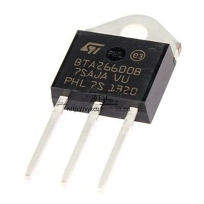 BTA26-600B. Triac 25A 600V 50 MA Capsula TOP3 - Foto 3