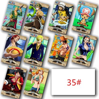 bestprice1920 ฟิกเกอร์ Japan Anime One Piece Sticker Cards 10 ชิ้น / ชุด