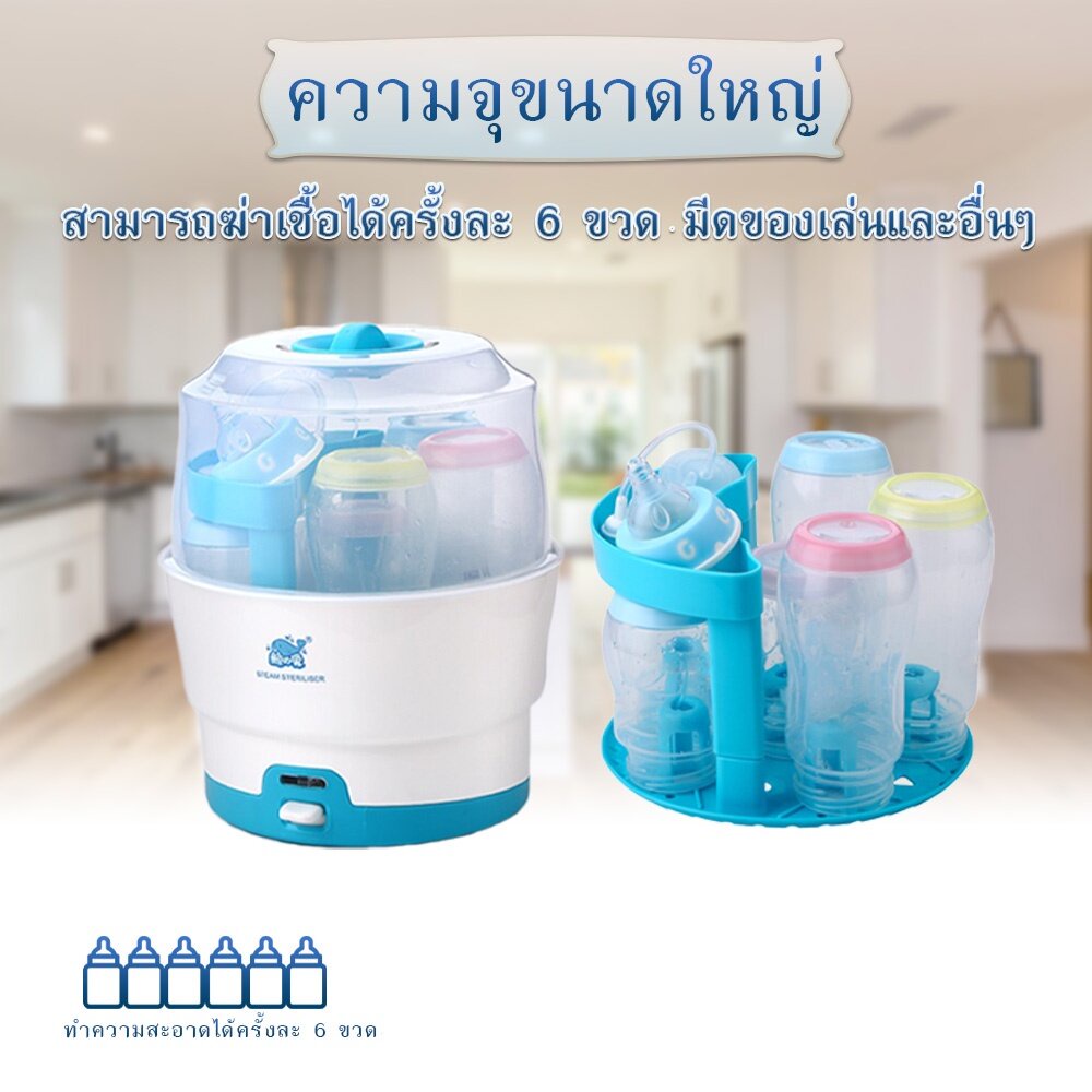 ที่นึ่งขวดนมสำหรับเด็ก-ที่นึ่งขวดนม-เครื่องนึ่งขวดนม-เครื่องนึ่งฆ่าเชื้อขวดนมธรรมชาติ-อุปกรณ์ทำความสะอาดขวดนม